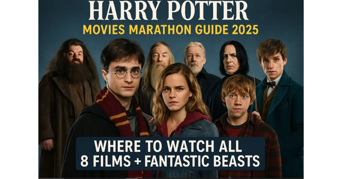 Harry Potter Movies Marathon Guide 2025: Where to Watch All 8 Films + Fantastic Beasts