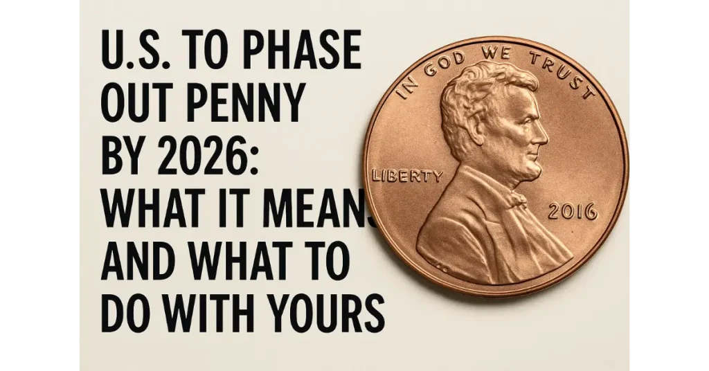 U.S. to Phase Out Penny by 2026: What It Means and What to Do With Yours