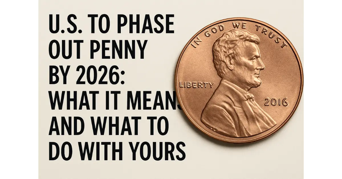 U.S. to Phase Out Penny by 2026: What It Means and What to Do With Yours