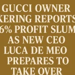 Gucci Owner Kering Reports 46% Profit Slump as New CEO Luca de Meo Prepares to Take Over Meta Description: Discover why Kering, the owner of Gucci, reported a stunning 46% profit slump in 2025, as Luca de Meo steps in as the new CEO. Dive into insights on Gucci’s sales decline, strategic leadership, and the shifting tides of the luxury fashion market. Introduction: The Luxury Giant Faces a Turning Point The name Gucci evokes prestige, exclusivity, and a storied history in luxury fashion. When you think of Kering—the powerhouse that owns Gucci, Yves Saint Laurent, Bottega Veneta, and more—it’s easy to picture bustling boutiques and red carpet glamor. But behind the scenes in 2025, the reality is sobering. Kering has just reported a 46% profit slump, sending shockwaves through the industry. This dramatic dip comes at a crucial moment as Luca de Meo prepares to take the helm as Chief Executive Officer, ushering in a new era for the French luxury conglomerate. This article reveals what led to Kering’s profit plunge, examines the effects across iconic brands like Gucci and Yves Saint Laurent, and explores where the company and luxury fashion might go next. If you want to understand the delicate balance of creativity, business, and leadership that drives luxury retail, read on. Understanding Kering’s Profit Slump in 2025 What Is Driving The Downturn? Kering’s financial results for July 2025 paint a clear picture: the group’s net profit dropped by 46%, a decline tied closely to sluggish performances at its flagship brand Gucci. Several factors contributed to this slide: Gucci’s sales decline: Gucci, which has long fueled Kering’s growth, saw steep drops in its operating profit. Handbag sales, a traditional strength, declined significantly. Luxury market slowdown: The global luxury fashion market has become more unpredictable. Factors like changing consumer behavior, economic uncertainties, and increased competition impacted sales. Creative transitions: Gucci’s recent changes in artistic leadership—most notably the appointment of Demna—ushered in a new aesthetic that has yet to catch fire with core consumers. Kering’s Financial Results for July 2025 In precise terms, Kering’s profit slump in 2025 boils down to these numbers: Net profit fall: 46% drop compared to the previous year Gucci sales decline: Reported at -25% for Q2, making it the hardest hit among the group’s brands Debt load: Kering’s debt rose as it continued to invest in creative talent and stakes in other luxury labels like Valentino These figures shake investor confidence and compel Kering to rethink its strategy as it enters a new leadership chapter. Luca de Meo Takes Over: Strategic Leadership in Focus Who Is Luca de Meo? When searching for how to say Gucci or for the latest news on gucci com italy, consumers may not think about who’s steering the ship. Yet, the appointment of Luca de Meo as Kering CEO marks a pivotal transition for the company. De Meo, formerly Renault’s CEO, is known for: Revitalizing brands through innovation Strategic thinking rooted in consumer understanding Emphasizing sustainability across luxury portfolios His arrival signals a fresh approach, blending experience from the automotive sector with a sharp eye for luxury. The Vision Ahead De Meo faces pressing challenges: Navigating Gucci’s operating profit drop Balancing tradition and reinvention with brands like Yves Saint Laurent and Bottega Veneta Managing Kering’s debt load while driving creative partnerships, including the company’s stake in Valentino This is a crucial moment for Kering—not just financially, but in terms of ethos and direction. Gucci: The Crown Jewel Amidst Turbulence Exploring Gucci’s Sales Decline Few luxury houses command attention like Gucci. In 2025, though, the stories are less about blockbuster launches and more about sales plunges and creative pivots. Key insights: Gucci handbags sales decline: The brand’s iconic bags saw double-digit declines, pointing to shifting consumer priorities and competitive pressures. Market trends: Younger consumers, including Gen Z, seek authenticity and freshness, sometimes bypassing heritage brands for newer, niche labels. Creative leadership: Gucci’s artistic director Demna brought bold changes, but the impact on revenues remains mixed. Gucci’s Creative Evolution With artistic director Demna at the helm, Gucci’s recent runway collections feature experimental proportions and digital-age influences. For traditionalists, this is a jarring shift from the maximalist aesthetics that defined the pre-2025 era. The big question: will this creative gamble reignite excitement or repel loyal shoppers? Two perspectives emerge: Some observers applaud Demna’s risk-taking, predicting a renaissance as the brand aligns itself with contemporary cultural currents. Others worry that the disconnect between new aesthetics and consumer expectations could prolong the sales decline. The Ripple Effects Across Kering’s Portfolio Yves Saint Laurent Sales Fall Kering’s portfolio is broad and diverse. Unfortunately, Gucci’s struggles mirror challenges at Yves Saint Laurent, which also reported weaker sales in 2025. Key drivers: Cruise and ready-to-wear collections didn’t resonate strongly in key markets Competition from independent luxury brands intensified Bottega Veneta Growth: A Bright Spot It’s not all gloom. Bottega Veneta registered growth in 2025, fueled by fresh designs and strong digital marketing. New collection launches tapped into trends like understated luxury and seasonless fashion Increased appeal among millennial shoppers, who value craftsmanship and innovation Bottega’s success demonstrates that even within a tough luxury market, targeted strategies and creative renewal can pay off. Kering’s Expanding Stakes and Investments Kering Valentino Stake In a move to diversify and strengthen its portfolio, Kering increased its stake in Valentino. This strategic investment aims to: Cushion the group from brand-specific volatility (as seen at Gucci) Leverage Valentino's growing international presence Build new revenue streams in an unstable luxury sector Managing the Kering Debt Load in 2025 The luxury sector is capital-intensive, and Kering’s rising debt reflects ongoing investments in creativity, technology, and talent. Responsible debt management will involve: Prioritizing brands with proven resilience Shifting resources toward more innovative, profitable segments Exploring partnerships and collaborations that drive value Francois-Henri Pinault: Stewardship Amidst Change Francois-Henri Pinault, Kering’s longstanding leader, remains instrumental in steering the company through uncertainty. Notably: His commitment to sustainability and artistic freedom sets Kering apart Pinault’s strategic moves—such as the recruitment of Luca de Meo—position Kering for potential rebound Pinault’s stewardship offers reassurance to investors and employees, especially as the luxury fashion profit slump shows no signs of immediate recovery. Luxury Fashion Industry: Slowdown and Shifts Market Trends Impacting 2025 Kering’s experience is emblematic of broader trends affecting luxury fashion: Generational shifts: Gen Z and Millennials prioritize conscious consumption, tech integration, and authenticity over heritage alone Global economic headwinds: Fluctuations in consumer confidence, especially in China and the US, have muted demand. Creative risks: Iconic houses like Gucci must adapt quickly to shifting tastes without losing their DNA. Luxury conglomerates, Kering included, now face fundamental questions about what truly moves the modern shopper. How to Say Gucci & The Digital Conversation Ever wondered how to say Gucci? In Italian, it’s pronounced “[GOO-chee].” The brand’s centrality to gucci com italy underscores the importance of heritage, authenticity, and digital outreach in today’s luxury retail. Kering continues to invest heavily in digital platforms, seeking engagement and conversion through gucci.com and other brand sites. This digital strategy both reinforces legacy and connects the company to younger, global audiences. Two Perspectives on Kering’s Next Chapter Option 1 – Creative Renaissance Optimists see Luca de Meo’s arrival as a chance to revitalize Kering’s brands. They predict: A renewed focus on customer-centric design Enhanced collaborations across fashion, art, and technology Sustainable growth through innovation Option 2 – Conservative Reset Realists caution that recovery might be slow. Their view: Kering’s debt load and ongoing market challenges require prudence Strategic cost-cutting and selective investments are necessary Brand stability must take precedence over risky creative shifts Both perspectives offer valid insights into how Kering might move forward—and why the luxury market is always evolving. Practical Insights for Readers If you’re a fashion lover, industry watcher, or investor, the shifting tides at Kering offer lessons on adaptation and reinvention. Consider these action points and questions: Watch for signs of creative renewal at Gucci and other brands under Kering’s umbrella. Explore direct channels like gucci com italy for exclusive online offerings. Consider how broader economic and cultural shifts impact your perception (and purchase) of luxury goods. As the story unfolds, keep an eye on Kering’s financial results, strategic moves, and evolving creative directions. Conclusion: Kering’s Road Ahead in Luxury Fashion Kering’s dramatic profit slump in 2025 is a wake-up call—not just for the company, but for the luxury industry at large. As Luca de Meo steps in as CEO and Francois-Henri Pinault continues his leadership, Kering must balance innovation, tradition, and financial discipline to secure its future. Can creative risk-taking, strategic investment, and digital engagement reignite growth? Only time will tell. For now, the spotlight remains on Gucci and its parent company as they navigate an uncertain but potentially transformative chapter. Whether you’re seeking insights into luxury’s next wave or just curious how to say Gucci, Kering’s journey in 2025 is a story worth following. FAQ: Key Questions About Kering and Gucci in 2025 Q1: What caused Kering’s profit slump in 2025? Kering’s profit slump was mainly driven by declining sales at Gucci, especially in handbags, as well as broader luxury market slowdowns and increased investments in creative direction and other brands. Q2: Who is Luca de Meo? Luca de Meo is the new CEO of Kering in 2025, previously known for his leadership at Renault. Q3: How has the luxury market changed in 2025? Shifting consumer behavior, generational preferences, and economic uncertainty have altered demand and challenged established brands. Q4: What is the outlook for Gucci and Kering? With new leadership and ongoing creative shifts, Kering aims for a turnaround, though recovery may be slow as the group adapts to evolving market forces. Explore More Stay updated with the latest news from Kering, Gucci, and the luxury fashion market. Follow industry trends, watch for creative announcements, and explore exclusive collections on gucci com italy for a firsthand look at luxury’s future.