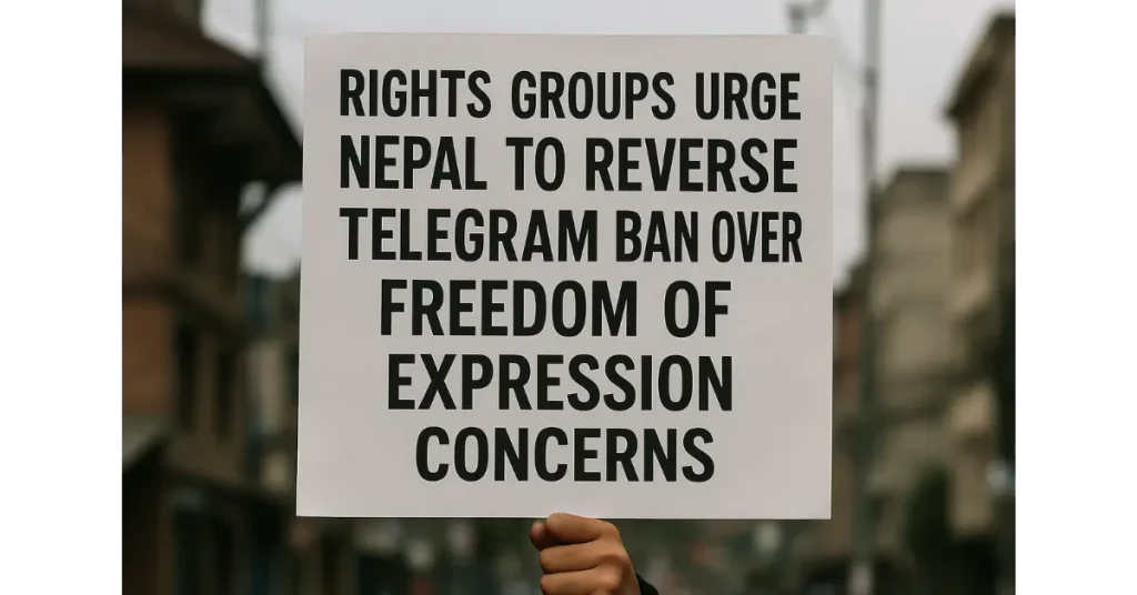 Rights Groups Urge Nepal to Reverse Telegram Ban Over Freedom of Expression Concerns