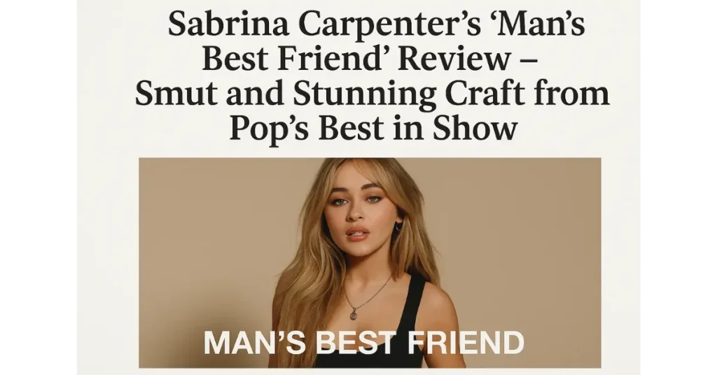 Sabrina Carpenter “Man’s Best Friend” Review – Smut and Stunning Craft from Pop’s Best in Show